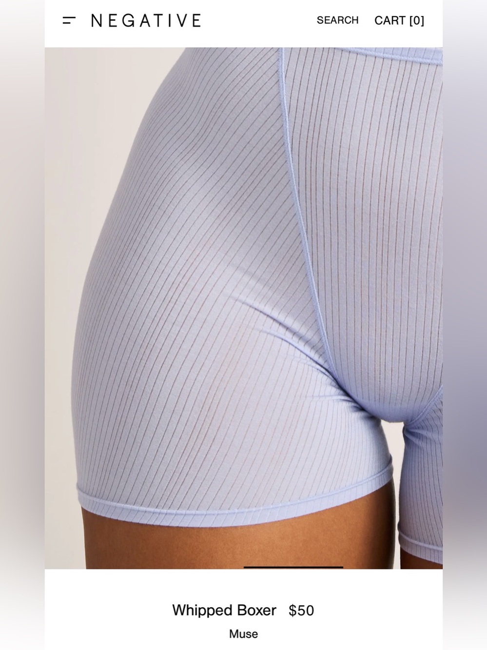 NEGATIVE UNDERWEAR Whipped Boxer Muse